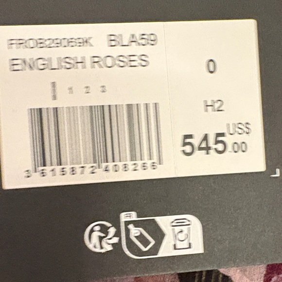 The Kooples Black Floral Long Sleeve Dress - Picture 9 of 12